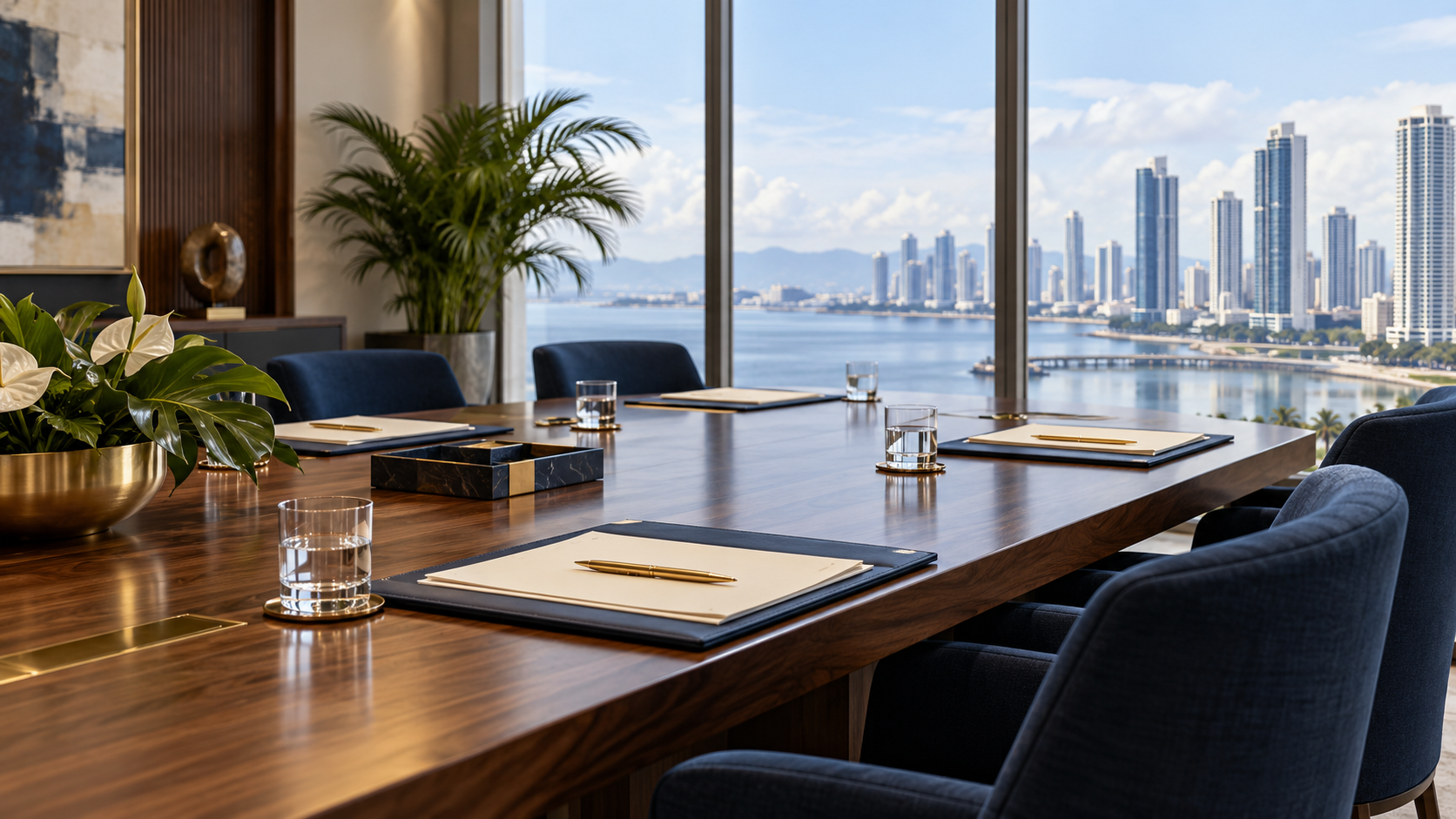 Sala de reuniones corporativas, imagen ilustrativa
